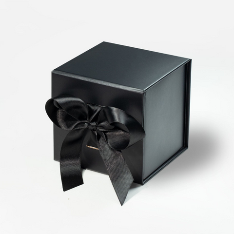 Coffret cadeau magnétique cube avec ruban fournisseur chinois