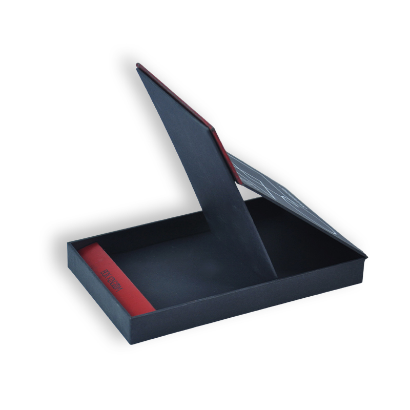 Boîtes pliantes en forme de livre imprimées sur mesure en gros