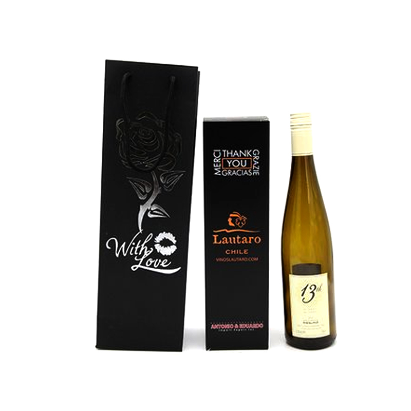 Coffret cadeau bouteille de vin de luxe personnalisé