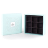 Coffret cadeau carré de luxe personnalisé