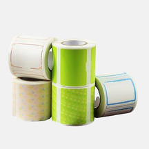 Autocollant d'étiquette thermique de couleur