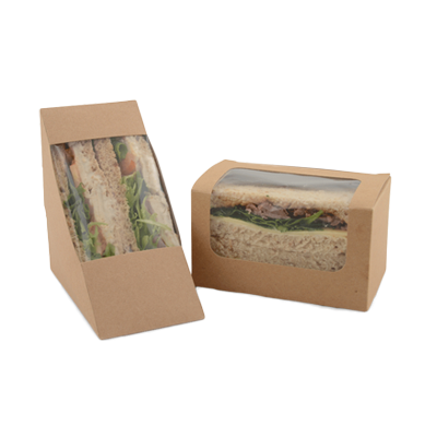 Boîtes à sandwich kraft personnalisées