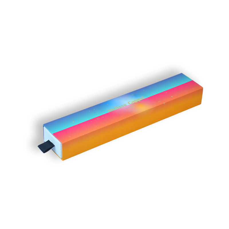 Boîte rigide à tiroir imprimée sur mesure avec emballage d'insertion personnalisé