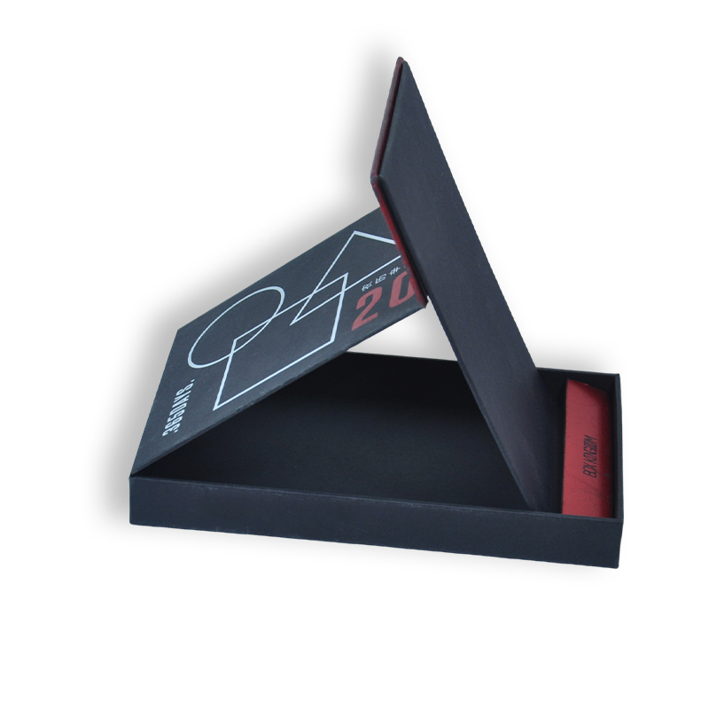 Boîtes pliantes en forme de livre imprimées sur mesure en gros