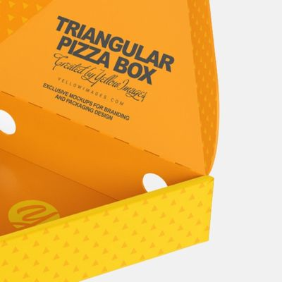 Boîte à pizza triangulaire personnalisée