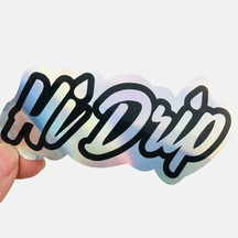 Autocollant de logo laser uni personnalisé