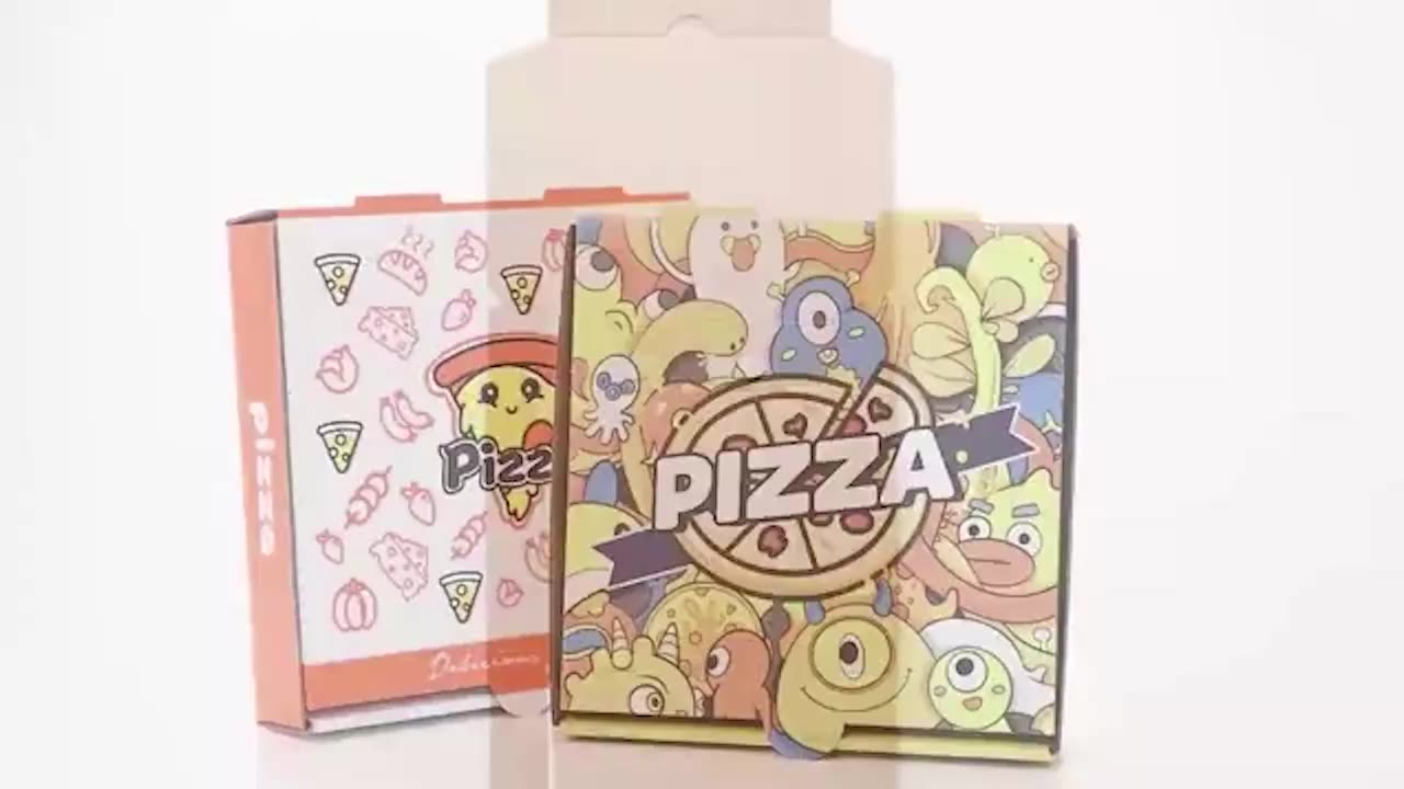 Boîtes d'emballage de pizza en carton imprimées sur mesure