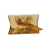 Boîtes à oreillers cadeaux en papier kraft personnalisées