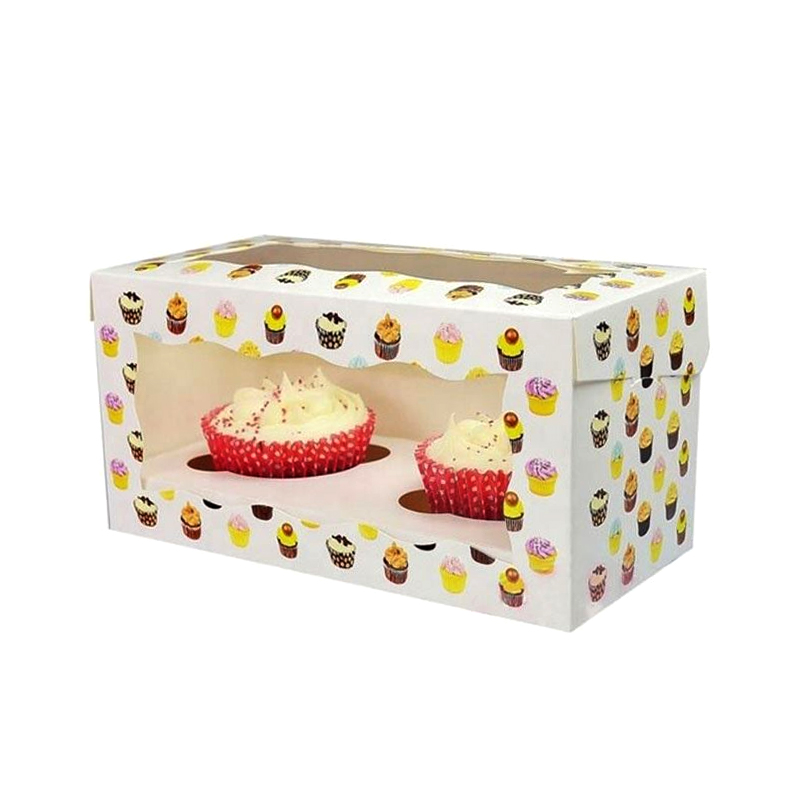 Boîtes à cupcakes alimentaires avec inserts