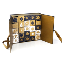Boîte-cadeau de Noël personnalisée de luxe de conception en gros