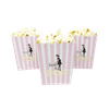 Boîtes d'emballage de pop-corn imprimées sur mesure