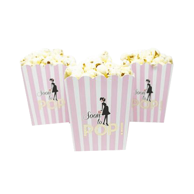 Boîtes d'emballage de pop-corn imprimées sur mesure