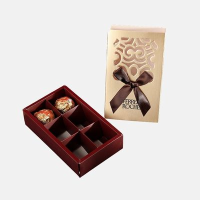 Boîtes-cadeaux de chocolat de boîte de tiroir creux personnalisées