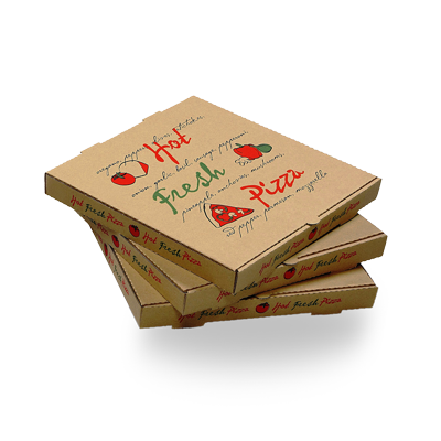 Boîtes d'emballage de pizza en carton personnalisées en gros