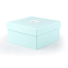 Coffret cadeau carré de luxe personnalisé