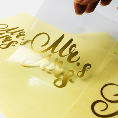 Autocollants transparents personnalisés en gros