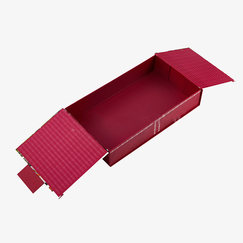 Boîte de vacances d'hiver rouge pliable