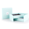 Coffret cadeau carré de luxe personnalisé