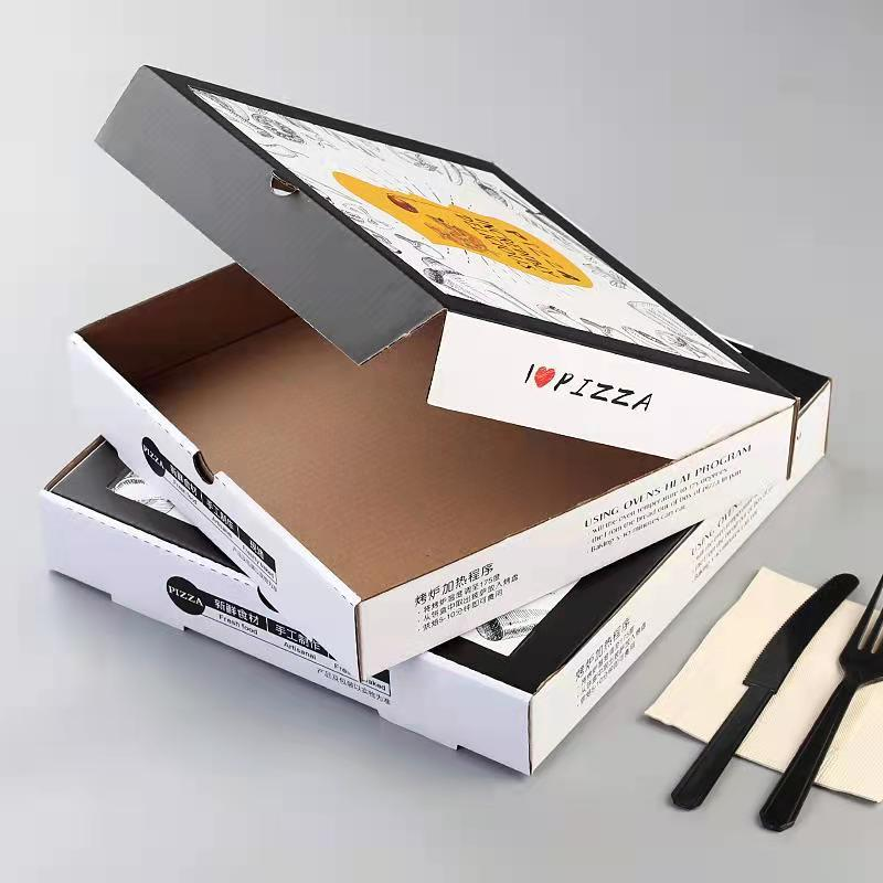 Boîtes d'emballage de pizza en carton imprimées sur mesure