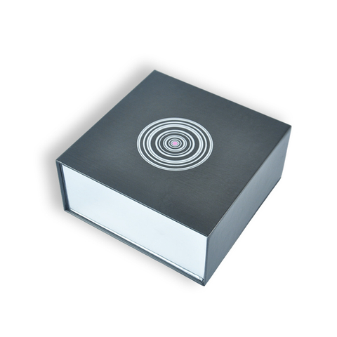 Boîte rigide à rabat magnétique brillant en gros