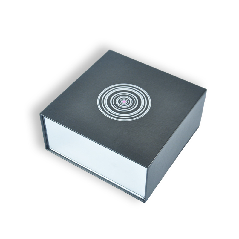 Boîte rigide à rabat magnétique brillant en gros