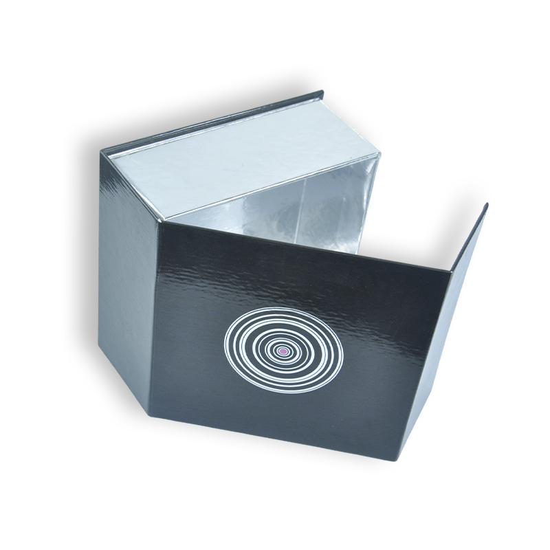 Boîte rigide à rabat magnétique brillant en gros