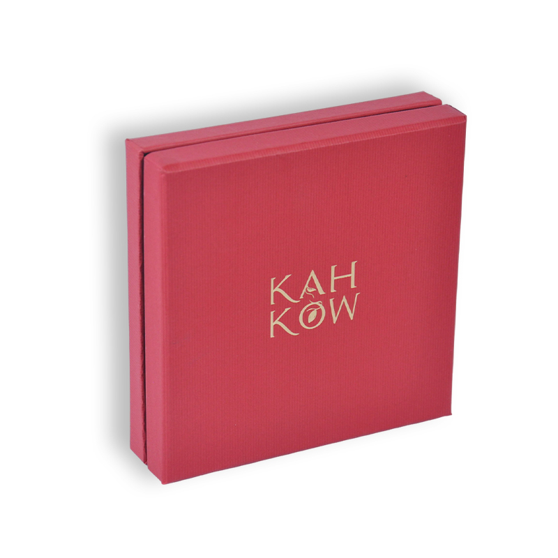 Couvercle imprimé personnalisé et boîte de base avec doublure