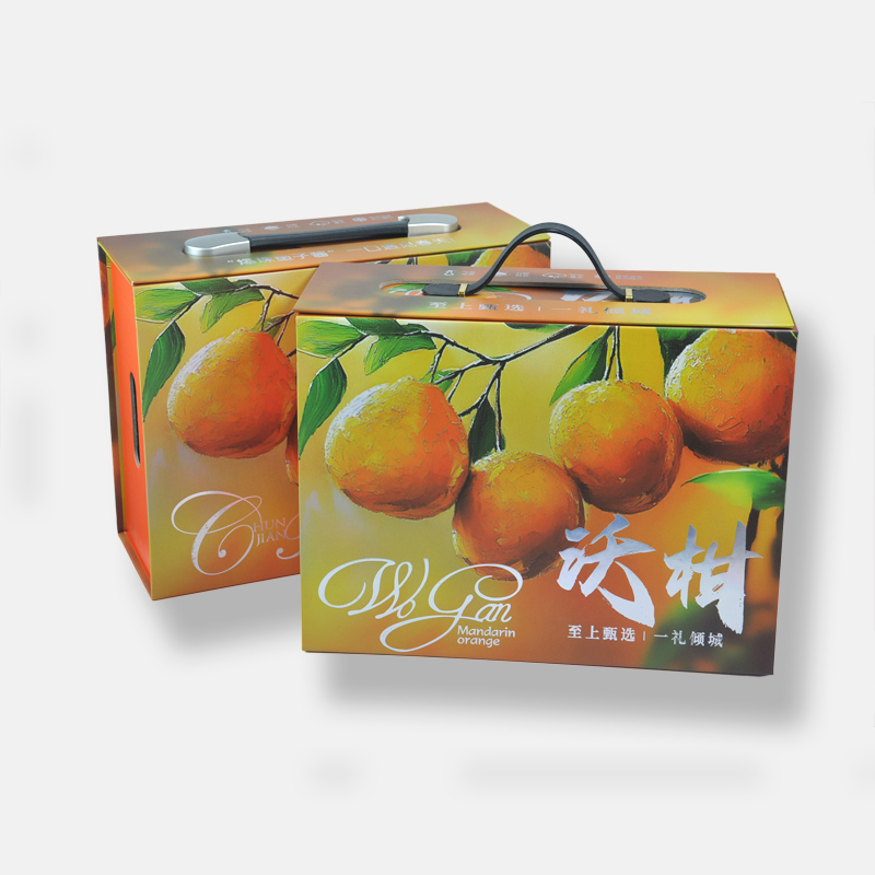 Nouveau processus Boîte à cadeaux de fruits ondulé personnalisé fabricant de boîtes rigides