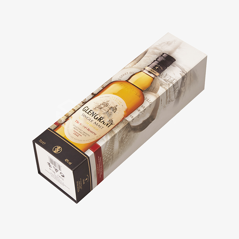 Boîte d'emballage de whisky pliable