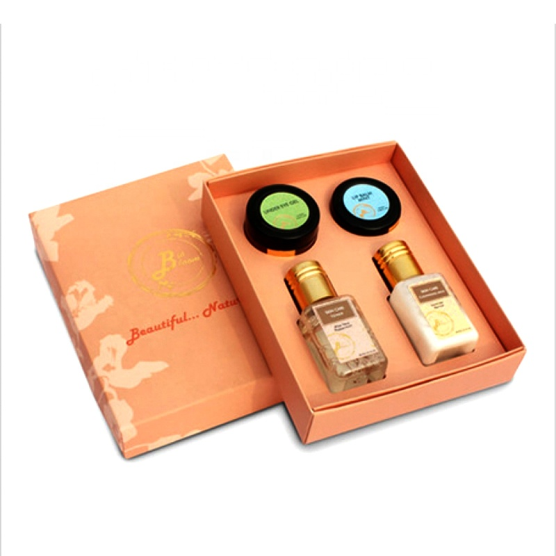 Boîte d'échantillons de parfum de cadeau cosmétique rigide personnalisé