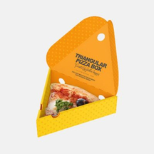 Boîte à pizza triangulaire personnalisée