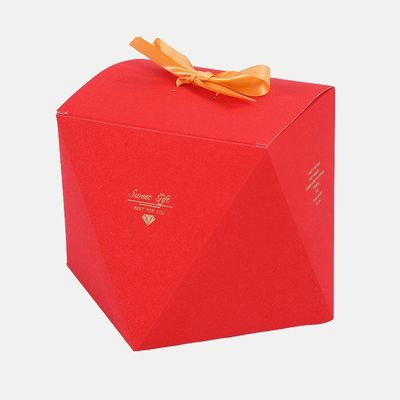 Vente en gros de boîtes à dessert en carton avec ruban