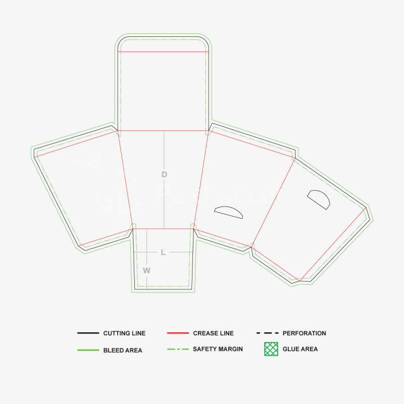 Boîtes à frites en papier personnalisées
