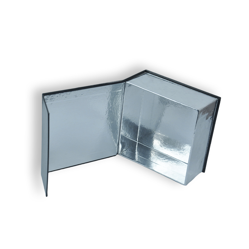 Boîte rigide à rabat magnétique brillant en gros