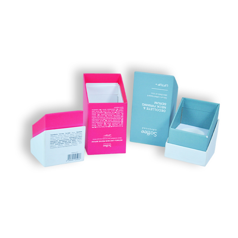 Boîte personnalisée en deux pièces pour produits de soins de la peau