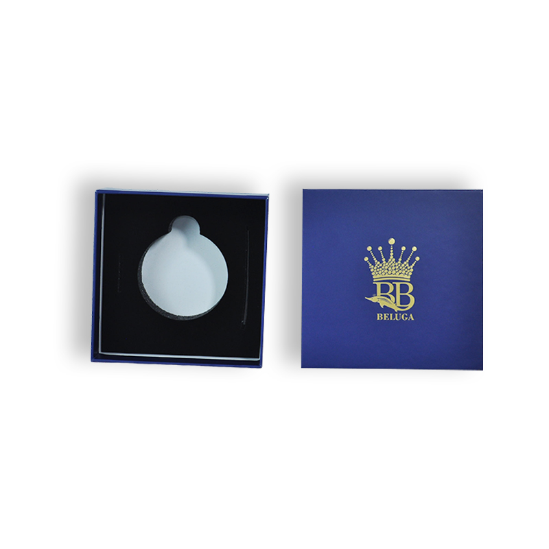 Boîte rigide à couvercle amovible personnalisée avec insert pour emballage de luxe