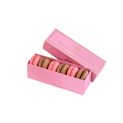 Boîtes d'emballage Macaron imprimées sur mesure