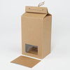 Boîte en papier kraft facile à plier