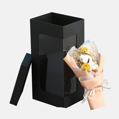 Fabricant de coffret cadeau fleur personnalisé avec fenêtre