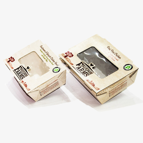 Boîtes de nourriture et de plats à imprimé personnalisés