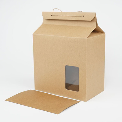 Boîte en papier kraft facile à plier