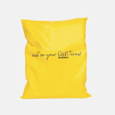 Vente en gros de sacs jaunes en poly
